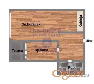 Odličan stan na prodaju Novi Sad 41m2, 574086
